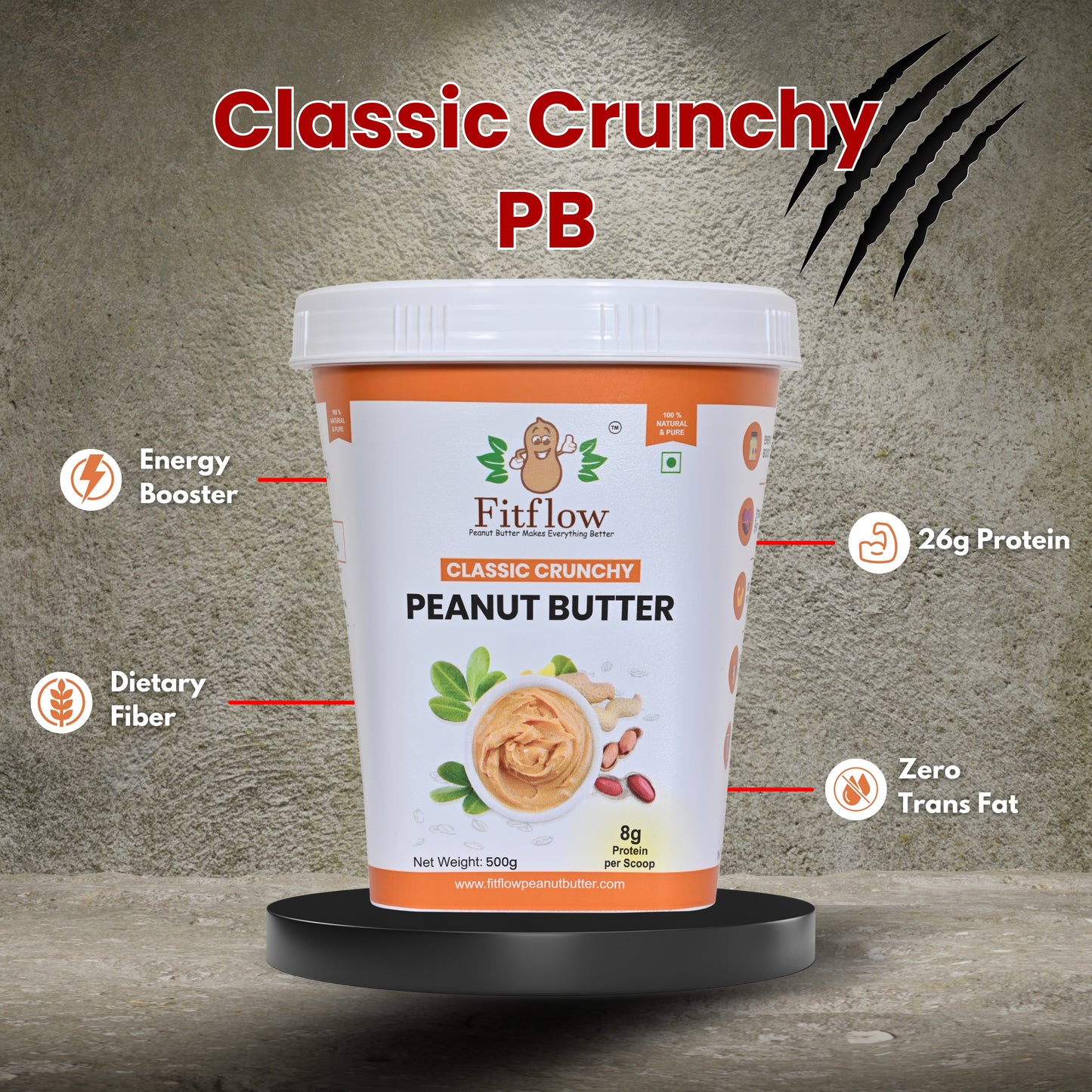 Classic Crunchy Peanut Butter 500g