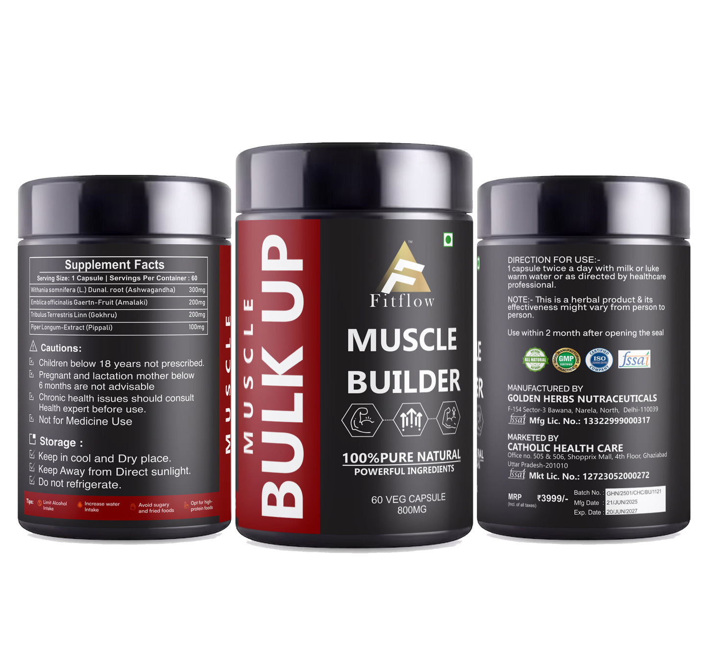 BulkUp – Mass Gainer Capsules
