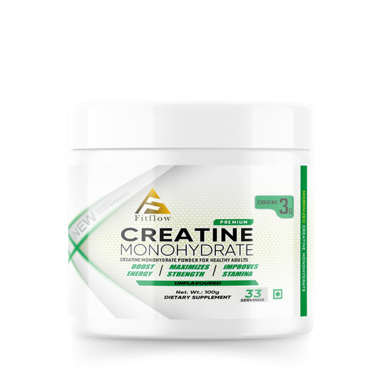 Creatine Monohydrate 100g | Lab Tested | Enhanced Absorption | 100% Pure Creatine