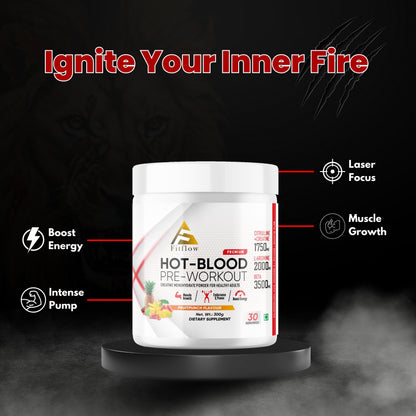 Pre-Workout Supplement | Boost Energy & Focus | Enhanced Performance | 30 Servings | Fruit Punch Flavor