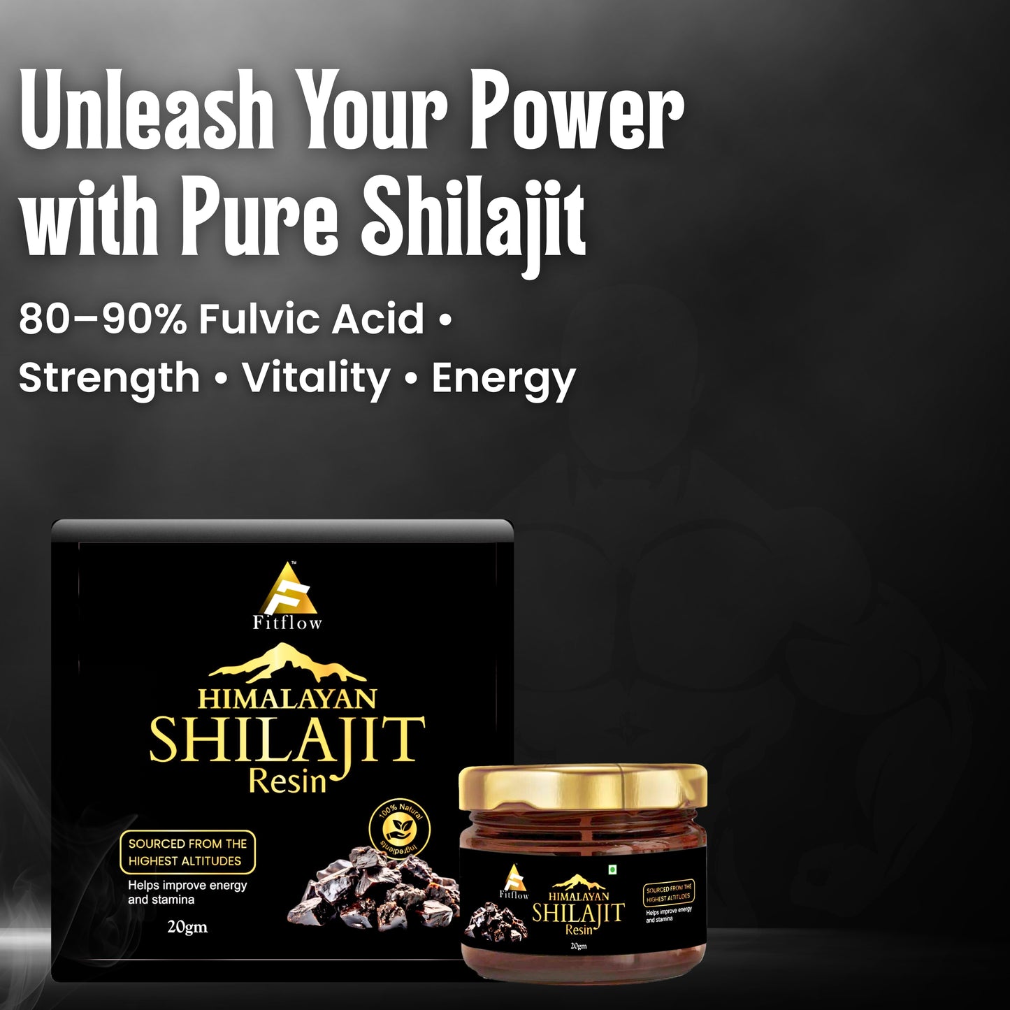 Himalayan Shilajit Resin – Boost Stamina, Strength & Immunity Naturally