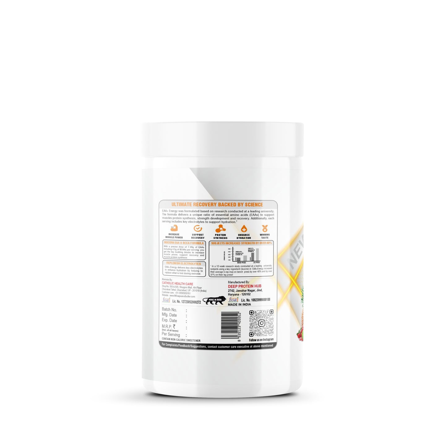 EAA+ (Essential Amino Acids) | 400g | Boost Muscle Growth & Recovery