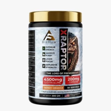 Fitflow X-Raptor Pre Workout – Tangy Orange